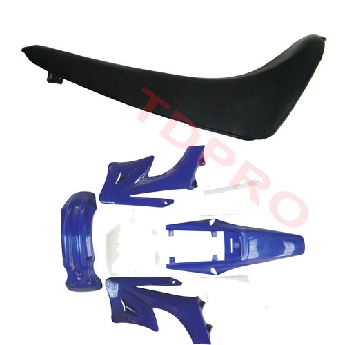 Blue plastics fender - fender, seat