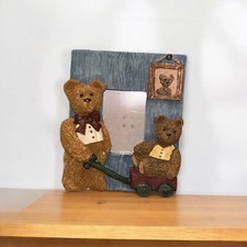 Teddy Bear Picture Frame Insert Your Favourite Child Picture 9 Cm Tall Passport