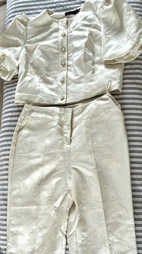Bridal trouser suit - bridal, mint