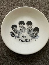 THE BEATLES OFFICIAL WASHINGTON POTTERY HANLEY ENGLAND PLATE FREE  POST