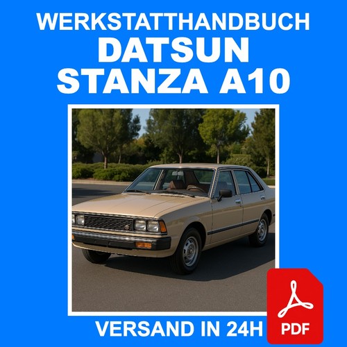 Workshop manual datsun stanza - workshop,