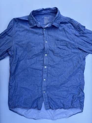 Muji men blue striped - muji, men's