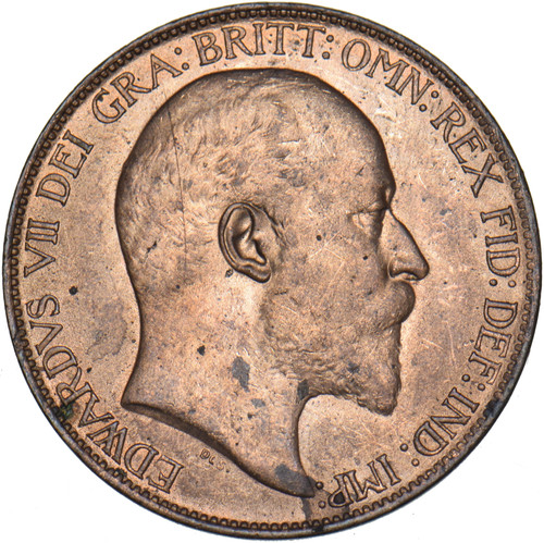 1908 halfpenny edward - -, vii
