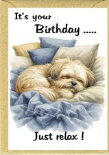 Lhasa Apso Dog (4"x 6")