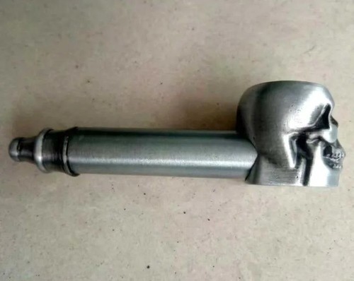 Silver skull metal - metal, pipe