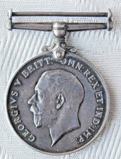 WW1 WORLD WAR ONE BEDFORDSHIRE REGIMENT TERRITORIAL FORCE MEDAL - KING