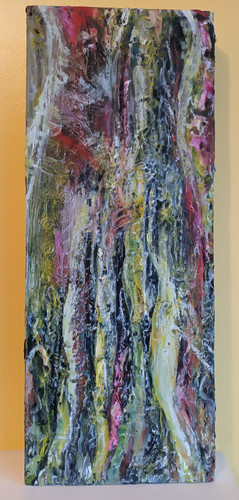 Abstract painting acrylic oil - abstract,