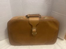 Presto Vintage Leather Wardrobe Suitcase Travel Trunk Good Condition Se Pics.
