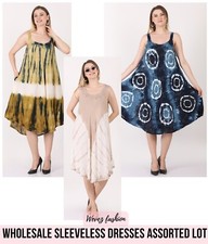 Wholesale boutique Sleeveless maxi dresses - Lot of 10 Mix Umbrella Dresses