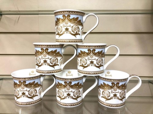 Harrods coffee mug set 6 - harrods,