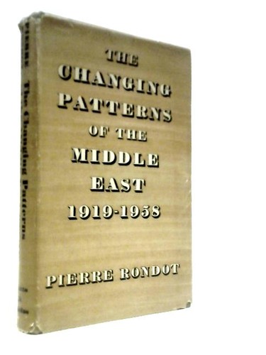 The changing patterns - changing, of