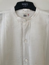 Vintage Pleated Collar-less