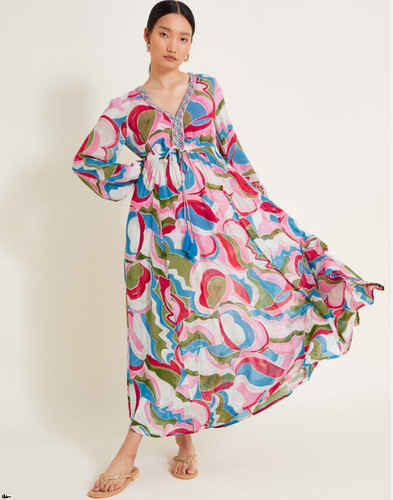 Monsoon mathilde kaftan long - mathilde,