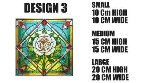 Square stained glass - stained, effect