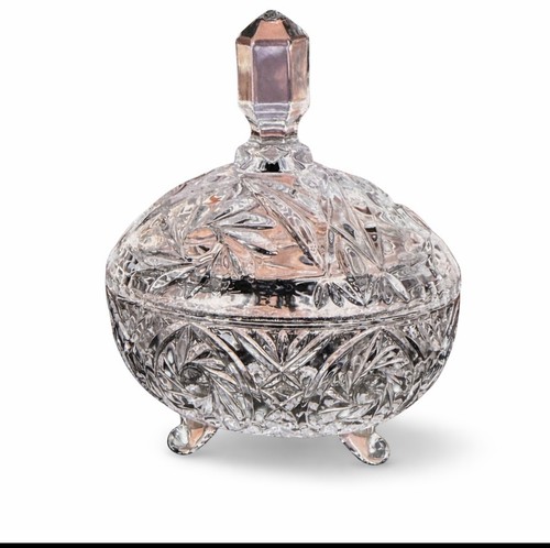 Crystal glass fruit bowl with - bowl,