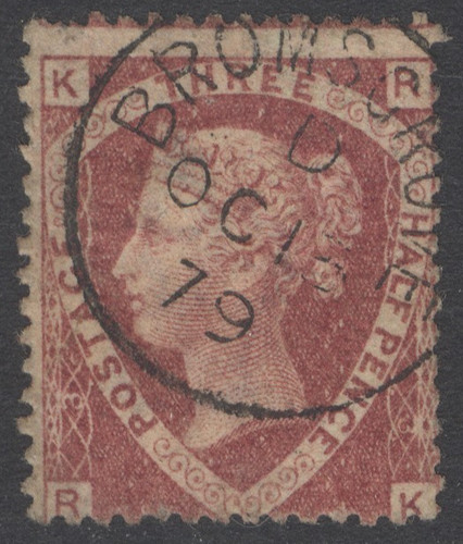 Lake red plate 3 - sg, 1½d