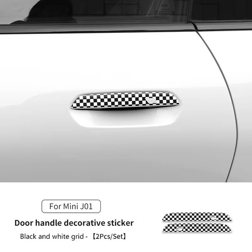 Door handle sticker for mini - sticker,
