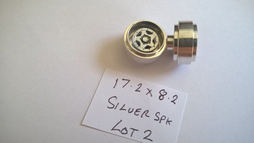 Scalextric alloy wheels x - wheels, 17.2