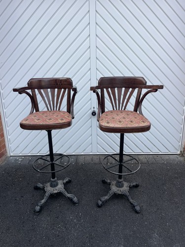 Vintage swivel bar - swivel, pair