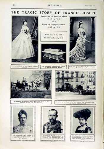 Original old antique print - old,