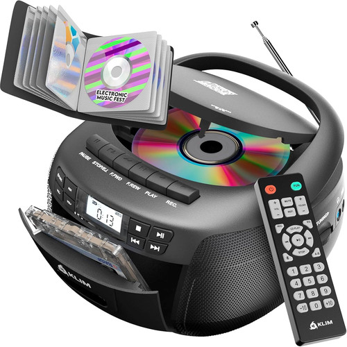 Klim cassette player with - cassette,