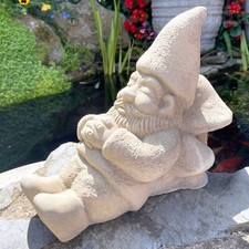 Stone Sleeping Gnome Ornament