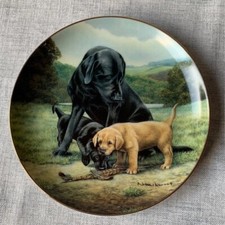 Franklin Mint ‘Spring Training’ Plate by Nigel Hemming – 22ct Gold