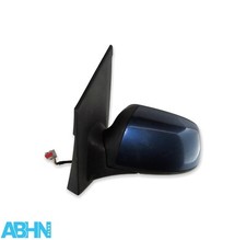 Ford Fiesta-V Facelift (06- 08) Left Side Electric Heated Door Mirror Ocean Blue