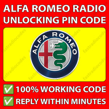 ✅ALFA ROMEO RADIO UNLOCKING