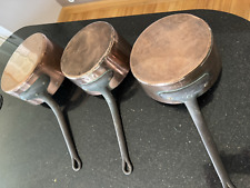 French Vintage Copper Set Of 3