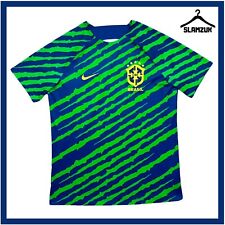 Brazil Football Shirt Nike Large Training Kit Brasil Camisa Jersey 2022 2023 Y29