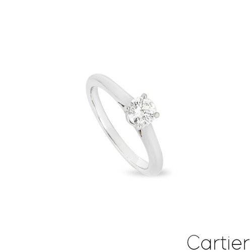Cartier platinum round - cartier,