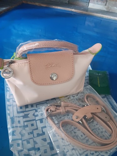 Longchamp pink pebbled leather - pebbled,