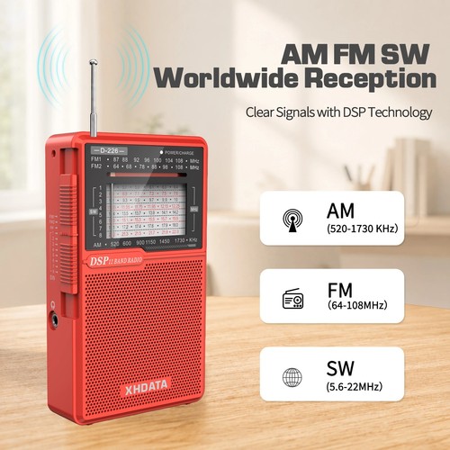 Xhdata radio portable - radio,