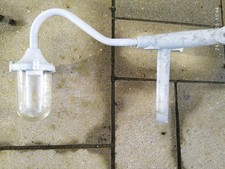 VINTAGE COUGHTRIE GLASGOW  SWAN NECK OUTSIDE CORNER LAMP / LIGHT model SW6