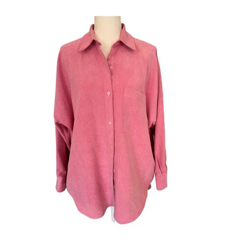 Zara pink corduroy oversized - pink,