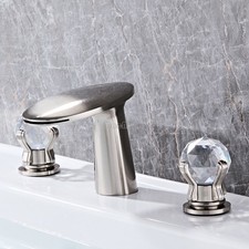 Bathroom Dual Crystal Handle