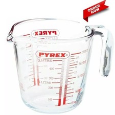 Pyrex Measuring Jug 500ml | Capacity 568ml / 20 ounce | P586, Multicolor