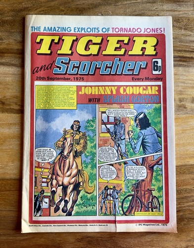 Tiger and scorcher comic - comic, dated