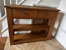 Next Cambridge solid oak Hallway/console Unit