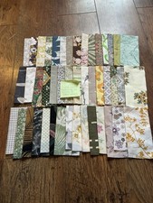 WW11  - Bundle Of 45 Pieces Of Scrap Fabric