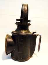 Vintage Antique Railway Signal Lantern British Rail Veritas Lamp Works London