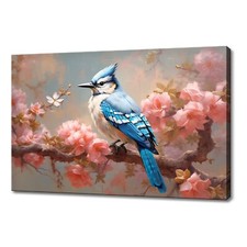 Beautiful Blue Jay Bird On