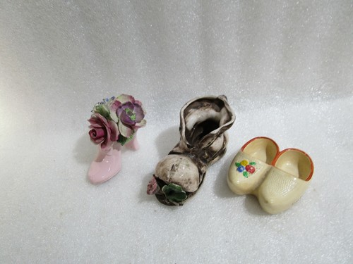 Vintage porcelain shoe - porcelain,