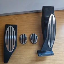 BMW MINI Cooper S Full Pedal Set Stainless R50 R52 R53 Accelerator Rubber 2001-6