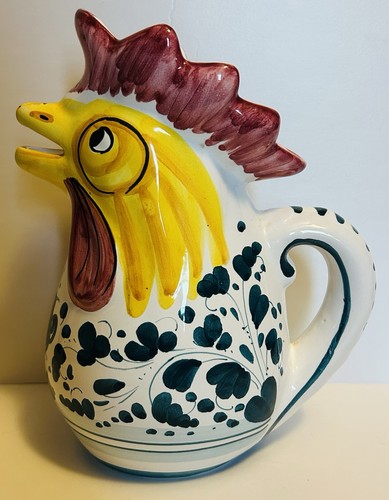 Italy rooster pitcher - rooster,