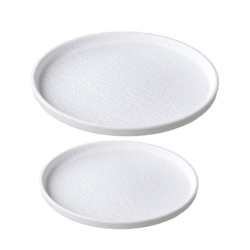 Pcs white melamine dinner - 2,