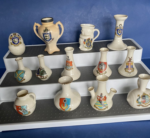 Vintage crested ware - crested,