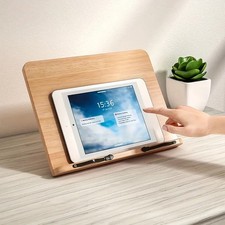 Bamboo Recipe Book Stand