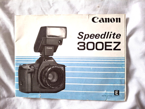 Canon speedlite 300ez flashgun - canon,